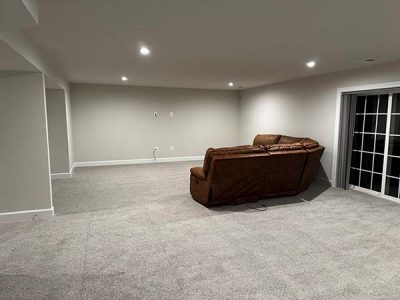 Basement Water Damage Remediation Project